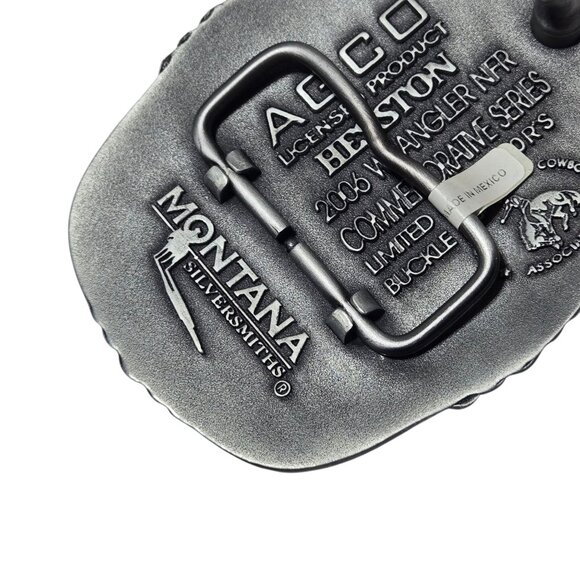 2006 NFR Belt Buckle National Finals Rodeo Team Roping Cowboy Wrangler Ropers - Picture 5 of 11